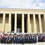 Konfederasyonumuz Anıtkabir’de: “Ata’mızın Huzurundayız”